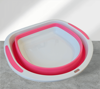 Silicone Basket Collapsible Bowl For Laundry Laundry PINK